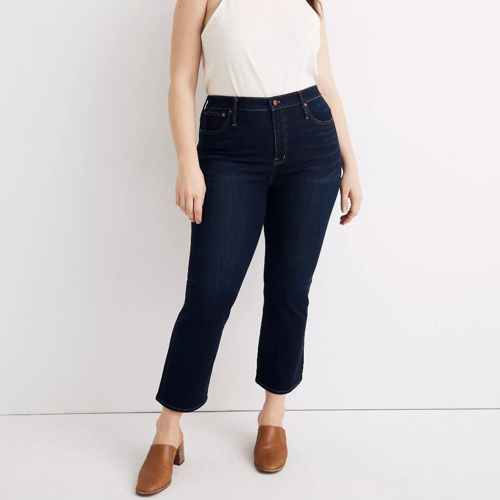 Madewell Curvy Cali Demi-Boot Jeans in Larkspur Wash: TENCEL™ Edition 29 Tall